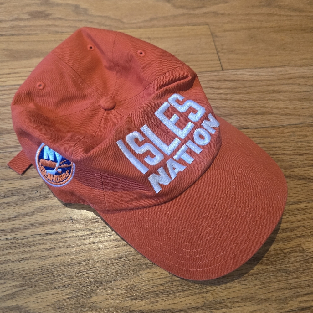 New York Islanders Isles Nation Orange Baseball Cap